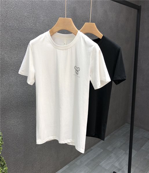 2022 summer men's cartoon printing fashion brand short sleeved t-shirt versatile cotton round neck slim fit personalized printed bottom, White;black
2022 summer men's cartoon printing fashion brand short sleeved t-shirt versatile cotton round neck slim fit personalized printed bottom, White;black