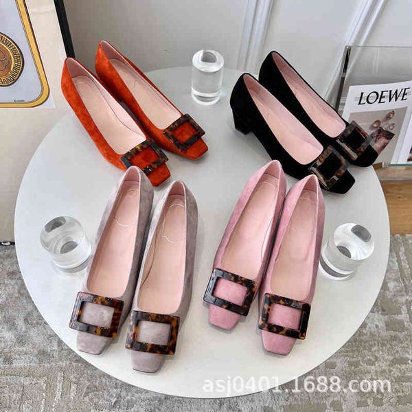 shoes spring dress shallow mouth thick heel women's shoes versatile work head hawksbill agate square buckle rv middle sj6x ivjc, Black
shoes spring dress shallow mouth thick heel women's shoes versatile work head hawksbill agate square buckle rv middle sj6x ivjc, Black