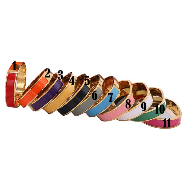 enamel rainbow designer bangle bracelets woman cuff fashion stainless steel for man women jewelry jewelrys 11 color optional luxury jewelry, Black
enamel rainbow designer bangle bracelets woman cuff fashion stainless steel for man women jewelry jewelrys 11 color optional luxury jewelry, Black