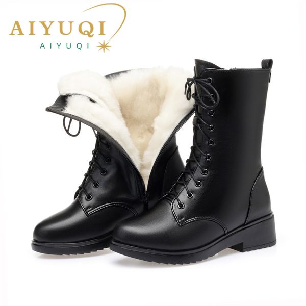 aiyuqi 2022 d boots women shoes winter new genuine leather boots women military large size 41 42 43 casual marton boots women, Black
aiyuqi 2022 d boots women shoes winter new genuine leather boots women military large size 41 42 43 casual marton boots women, Black