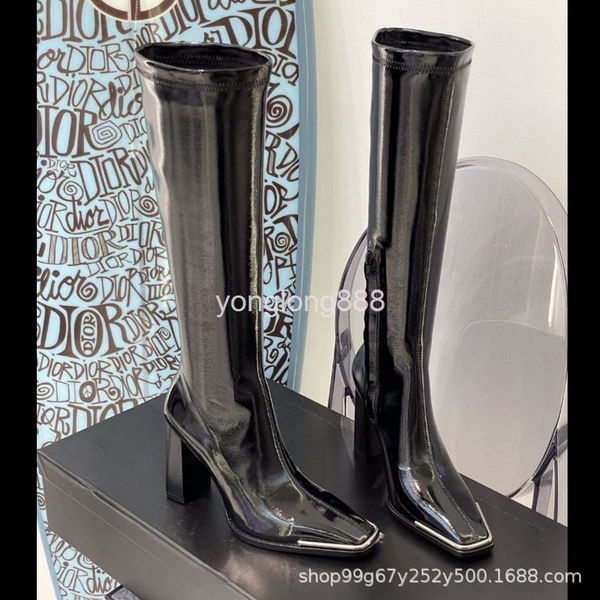 boots kendou's same high heels women's autumn and winter middle tube knight boots patent leather, Black
boots kendou's same high heels women's autumn and winter middle tube knight boots patent leather, Black