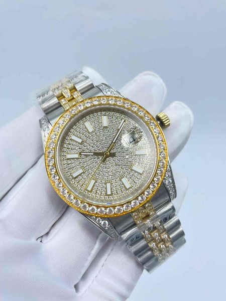 men's automatic watches gold stainless steel diamond iced out man mechanical wristwatch fashion 2813 movement sports business mens wris, Slivery;brown
men's automatic watches gold stainless steel diamond iced out man mechanical wristwatch fashion 2813 movement sports business mens wris, Slivery;brown