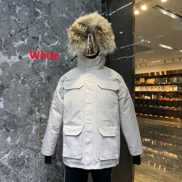 mens outerwear winter designer outdoor leisure sports down jacket white duck windproof parker long leather collar cap warm real wolf fur sty, Black
mens outerwear winter designer outdoor leisure sports down jacket white duck windproof parker long leather collar cap warm real wolf fur sty, Black