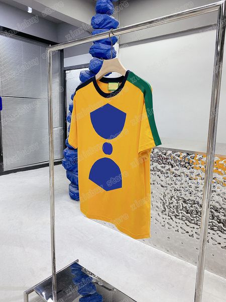 22ss men women designers t shirts tee chest green triangle label cotton short sleeve crew neck streetwear yellow xinxinbuy xs, White;black
22ss men women designers t shirts tee chest green triangle label cotton short sleeve crew neck streetwear yellow xinxinbuy xs, White;black