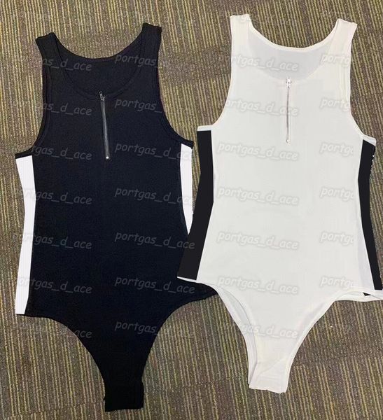 side letters knit bodysuit womens sleeveless rompers slim zipper design knitted beachwear bottom vest, Black;white
side letters knit bodysuit womens sleeveless rompers slim zipper design knitted beachwear bottom vest, Black;white