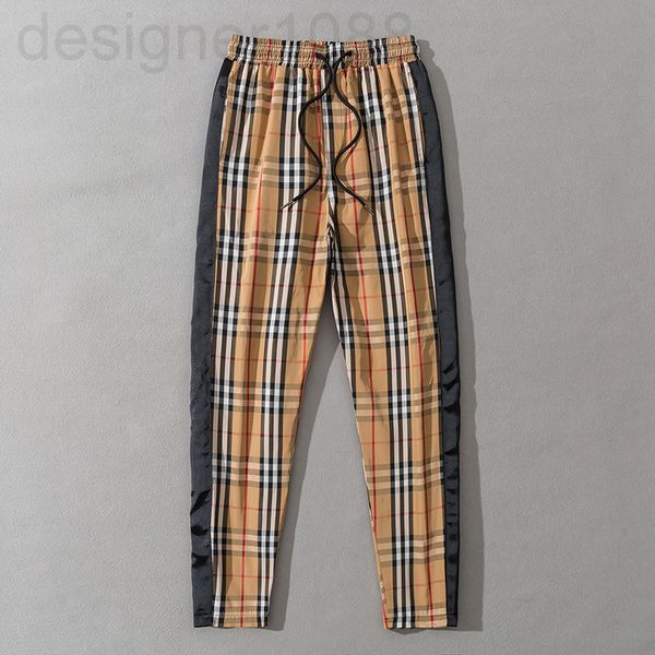 men's pants designer 2022 summer and autumn new plaid satin decorative drawstring men's pants korean leisure fashion brand elastic, Black
men's pants designer 2022 summer and autumn new plaid satin decorative drawstring men's pants korean leisure fashion brand elastic, Black