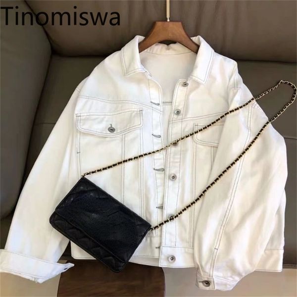 tinomiswa streetwear basic denim jackets women turn down collar long sleeve single breasted casual allmatch coats ladies 220809, Black;brown
tinomiswa streetwear basic denim jackets women turn down collar long sleeve single breasted casual allmatch coats ladies 220809, Black;brown