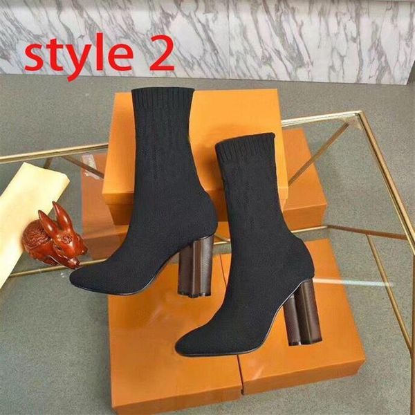 luxury black silhouette ankle boots autumn winter woman shoes knitted stretch boots designer women's shoes large size la229a
luxury black silhouette ankle boots autumn winter woman shoes knitted stretch boots designer women's shoes large size la229a