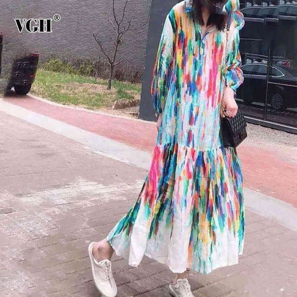 elegant print hit color dress for women lapel long sleeve vintage dresses female spring fashion clothing 210507, Black;gray 
elegant print hit color dress for women lapel long sleeve vintage dresses female spring fashion clothing 210507, Black;gray