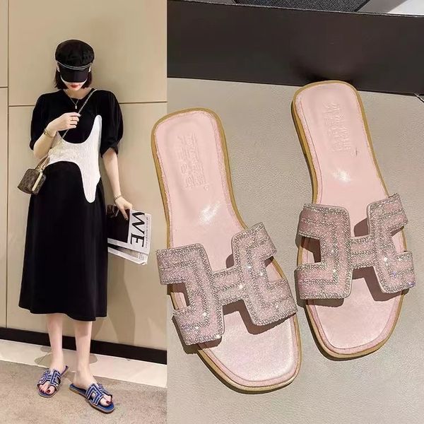 slippers women 2022 summer new korean version beach shoes ladies fashion pearl flash diamond sandals female outdoor slides, Black
slippers women 2022 summer new korean version beach shoes ladies fashion pearl flash diamond sandals female outdoor slides, Black