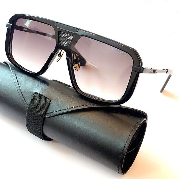 men women sunglasses designer dita mach eight metal temples frameless dts400 luxury premium sunglasses original box, White;black