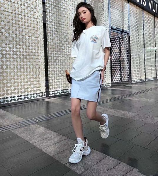 women's t-shirt summer tee french retro floral round-neck short-sleeved letter printed t shirt slim slimming wild high waist t-shirts c, White
women's t-shirt summer tee french retro floral round-neck short-sleeved letter printed t shirt slim slimming wild high waist t-shirts c, White