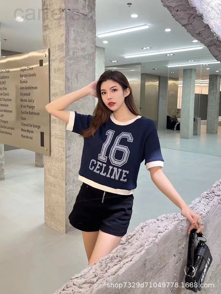women's t-shirt designer ce22 spring and summer new fresh sweet thread splicing letter printing small short sleeved t-shirt yc4b, White
women's t-shirt designer ce22 spring and summer new fresh sweet thread splicing letter printing small short sleeved t-shirt yc4b, White
