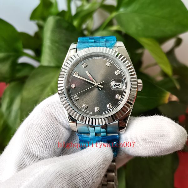 original box high-quality watch new version men's fashion wristwatches 41mm gray dial 126334 eta movement automatic 316l jubilee bracel, Slivery;brown
original box high-quality watch new version men's fashion wristwatches 41mm gray dial 126334 eta movement automatic 316l jubilee bracel, Slivery;brown