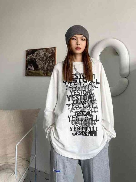 dark graffiti retro english printed long sleeve sweatshirts loose round neck men's and women's hoodies high street t220726, Black
dark graffiti retro english printed long sleeve sweatshirts loose round neck men's and women's hoodies high street t220726, Black