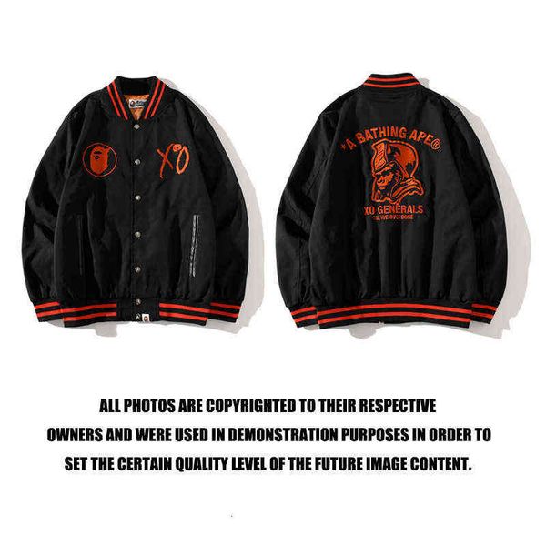 and spring autumn fashion brand embroidered red border et baseball suit, Black
and spring autumn fashion brand embroidered red border et baseball suit, Black
