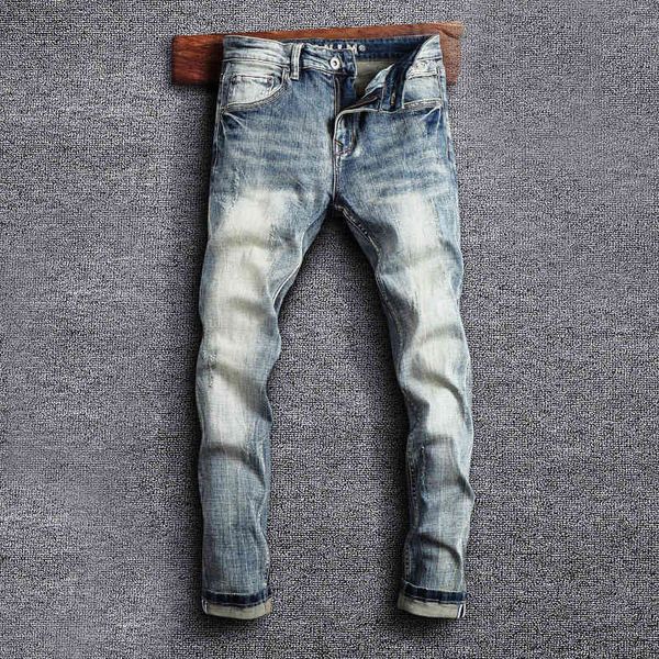 men's jeans fashionable men's jeans worn grey blue washed embroidered street fashion micro elastic slim fitting denim pants men vo
men's jeans fashionable men's jeans worn grey blue washed embroidered street fashion micro elastic slim fitting denim pants men vo