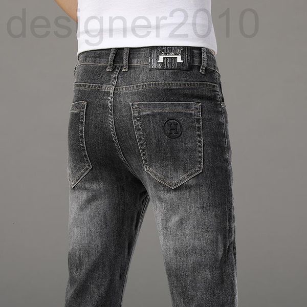men's jeans designer summer thin jeans men's cotton korean version small foot slim international brand h emma grey hou4, Blue
men's jeans designer summer thin jeans men's cotton korean version small foot slim international brand h emma grey hou4, Blue