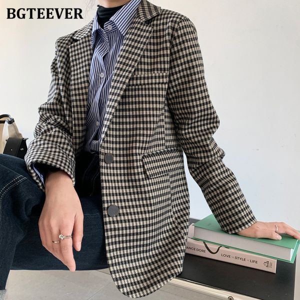 vintage loose women plaid blazer jackets stylish long sleeve single-breasted female blazer 2021 spring suit coats femme, White;black
vintage loose women plaid blazer jackets stylish long sleeve single-breasted female blazer 2021 spring suit coats femme, White;black