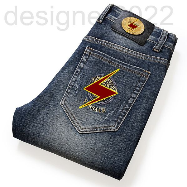 men's jeans designer youth fashion medusa straight jeans men's cotton elastic autumn and winter thick long pants rf22, Blue
men's jeans designer youth fashion medusa straight jeans men's cotton elastic autumn and winter thick long pants rf22, Blue
