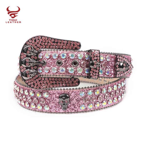 wtern rhinton belts strap women colorful studded skull bling fashion pink belt bb simon, Black;brown
wtern rhinton belts strap women colorful studded skull bling fashion pink belt bb simon, Black;brown