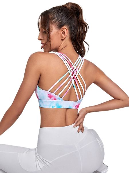 high support tie dye sports bra q5js#, Gray