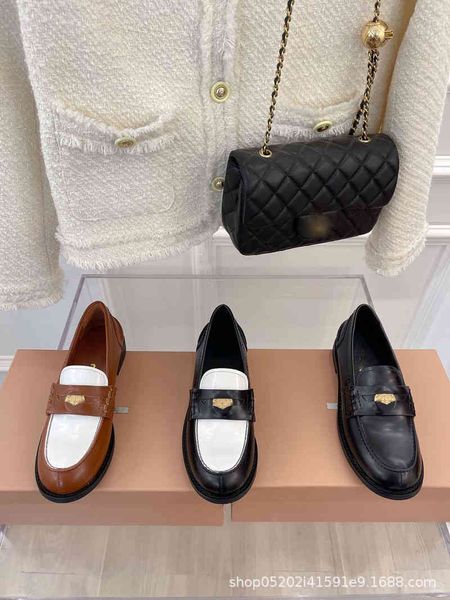 dress shoes women's shoes spring lucky coin thick bottom color matching single leather one pedal derby lazy lefu, Black
dress shoes women's shoes spring lucky coin thick bottom color matching single leather one pedal derby lazy lefu, Black