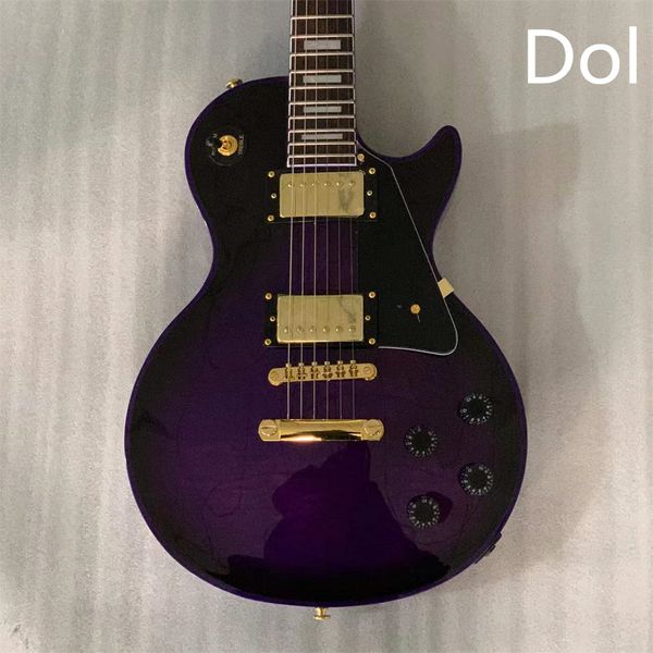 in stock custom lp purple maple veneer electric guitar gold accessories 6 string electric guitar ebony fingerboard guitars guitarra
in stock custom lp purple maple veneer electric guitar gold accessories 6 string electric guitar ebony fingerboard guitars guitarra