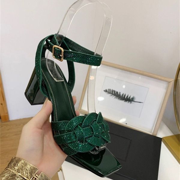 sandals summer style square head thick heel high open toe bright diamond sandals fashion straight buckle women's shoes trend uigv, Black
sandals summer style square head thick heel high open toe bright diamond sandals fashion straight buckle women's shoes trend uigv, Black