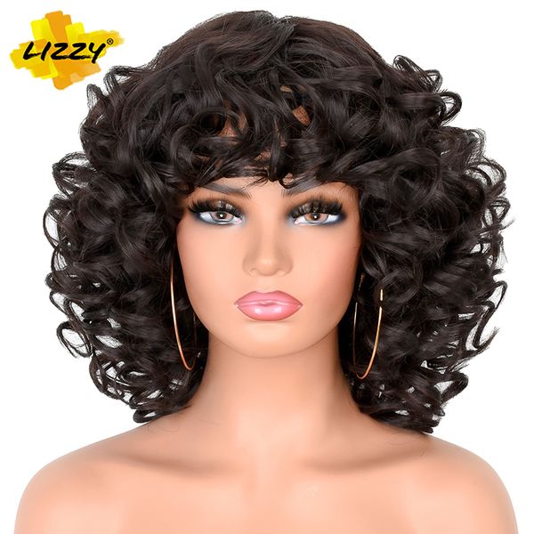 lx brand short hair afro kinky curly wigs with bangs for black women fluffy synthetic african ombre glueless cosplay natural brown lizzyfact
lx brand short hair afro kinky curly wigs with bangs for black women fluffy synthetic african ombre glueless cosplay natural brown lizzyfact