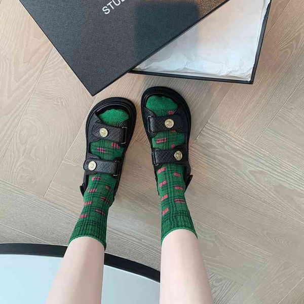 sandals korean expensive gold buckle flat thick bottom increased versatile casual magic patch sandals for women to wear out in summer a5le, Black
sandals korean expensive gold buckle flat thick bottom increased versatile casual magic patch sandals for women to wear out in summer a5le, Black