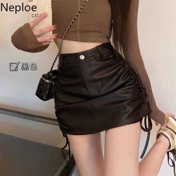 neploe chic pu women skirts black faldas de mujer high waist slim fit jupe korean drawstring bodycon mini skirt 27c996 220322
neploe chic pu women skirts black faldas de mujer high waist slim fit jupe korean drawstring bodycon mini skirt 27c996 220322