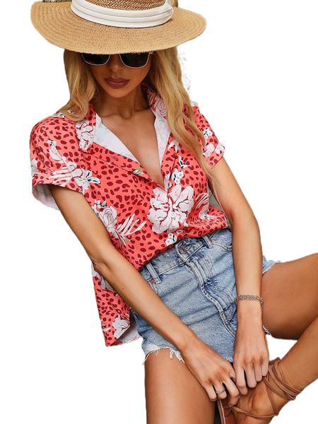 floral & dalmatian print batwing sleeve blouse l7nz#, White
floral & dalmatian print batwing sleeve blouse l7nz#, White