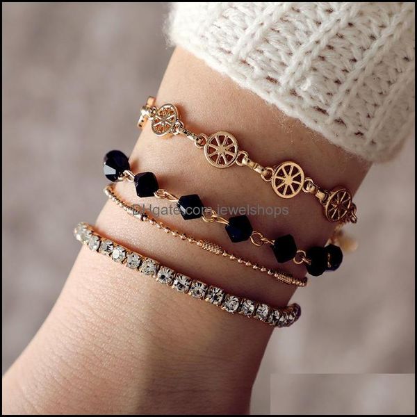 mti layer strand sparkly stack bracelets rhinestone crystal colorf beaded statement stretch adjustable bangle set link chain drop delivery, Black
mti layer strand sparkly stack bracelets rhinestone crystal colorf beaded statement stretch adjustable bangle set link chain drop delivery, Black