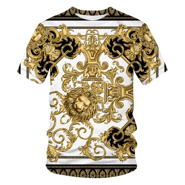 latest baroque t shirt for menwomen summer oversized tshirt 3d lion head crown print printed round neck short sleeve 220526, White;black
latest baroque t shirt for menwomen summer oversized tshirt 3d lion head crown print printed round neck short sleeve 220526, White;black