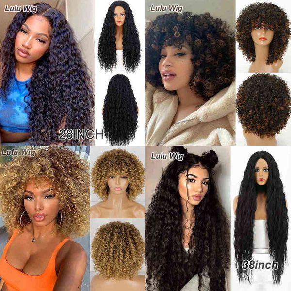short curly blonde wig for black women afro kinky with bangs synthetic natural glueless ombre brown cosplay 220622
short curly blonde wig for black women afro kinky with bangs synthetic natural glueless ombre brown cosplay 220622