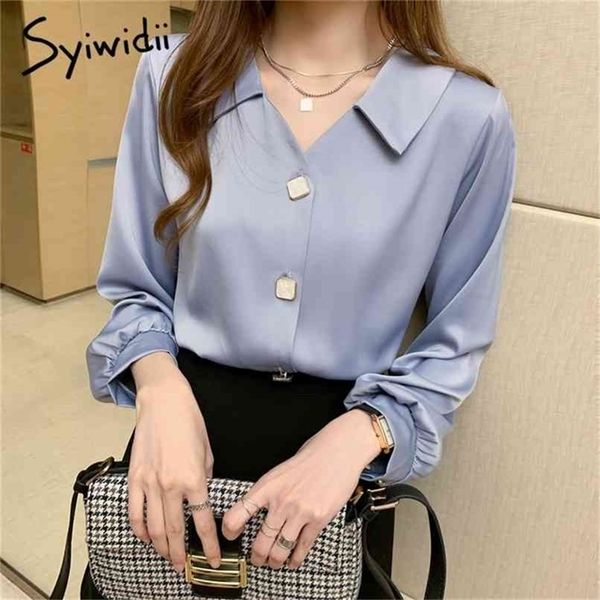 chiffon blouse women vintage long sleeve korean solid office lady elegant harajuku fashion shirt button 210607, White
chiffon blouse women vintage long sleeve korean solid office lady elegant harajuku fashion shirt button 210607, White