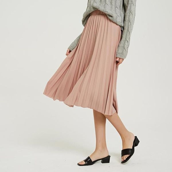 wixra solid pleated skirts high waist a line midcalf skirt summer autumn ladies bottom y200326, Black
wixra solid pleated skirts high waist a line midcalf skirt summer autumn ladies bottom y200326, Black
