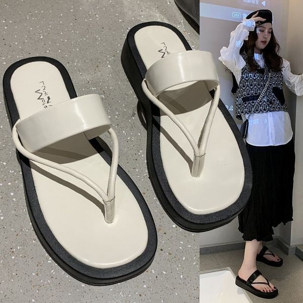 thick soled shoes slippers women's summer wear new design in spring and 2022 small crowd flip flops muffin shoes, Black
thick soled shoes slippers women's summer wear new design in spring and 2022 small crowd flip flops muffin shoes, Black