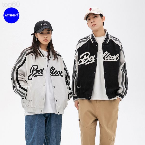 men's jackets designer atn menswear 2022 spring american fashion brand splicing coat men's loose couple baseball jacket junior stu, Black;brown
men's jackets designer atn menswear 2022 spring american fashion brand splicing coat men's loose couple baseball jacket junior stu, Black;brown