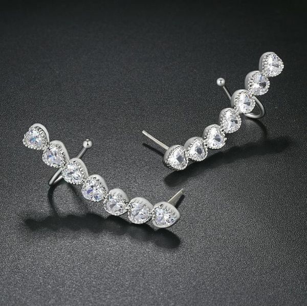 stud zhouyang love heart earrings for women sweet multicolor crystal silver color ear cuffs gift fashion jewelry wholesale e337, Golden;silver
stud zhouyang love heart earrings for women sweet multicolor crystal silver color ear cuffs gift fashion jewelry wholesale e337, Golden;silver