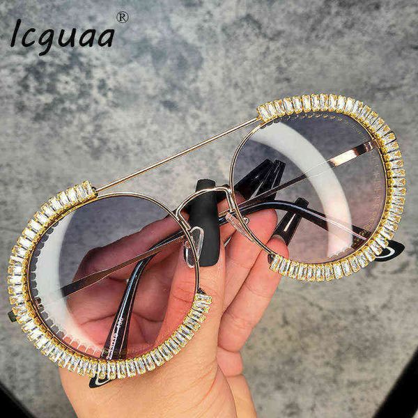 diamond round sunglasses women crystal blingbling glasses men female plain lunette de solei 220524, White;black
diamond round sunglasses women crystal blingbling glasses men female plain lunette de solei 220524, White;black