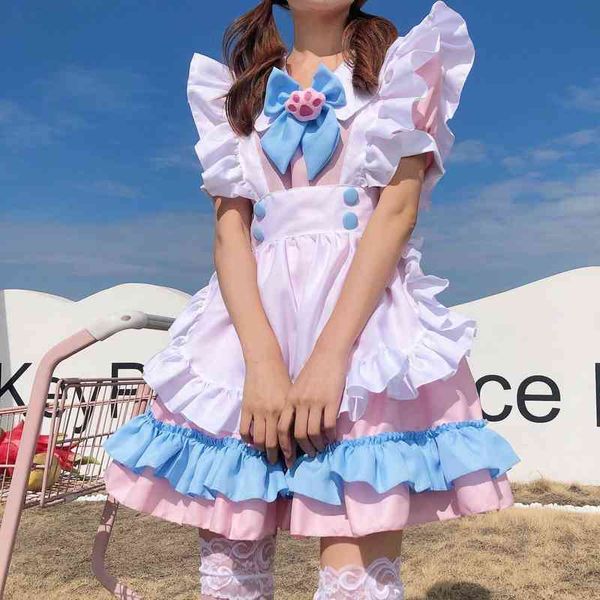 japanese kawaii anime cosplay maid comes lolita dress halloween comes for women cute cat girls party princess outfits l220714, Black;red
japanese kawaii anime cosplay maid comes lolita dress halloween comes for women cute cat girls party princess outfits l220714, Black;red