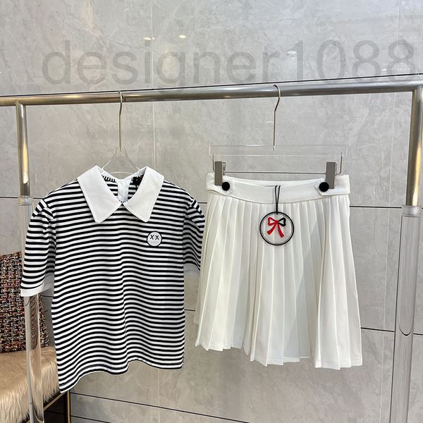 women's knits & tees designer 2022 new summer women casual slim college style lapel versatile knitted short sleeve pleated skirt set iu, White
women's knits & tees designer 2022 new summer women casual slim college style lapel versatile knitted short sleeve pleated skirt set iu, White