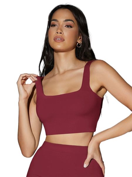 club low back tank crop x5ew#, White