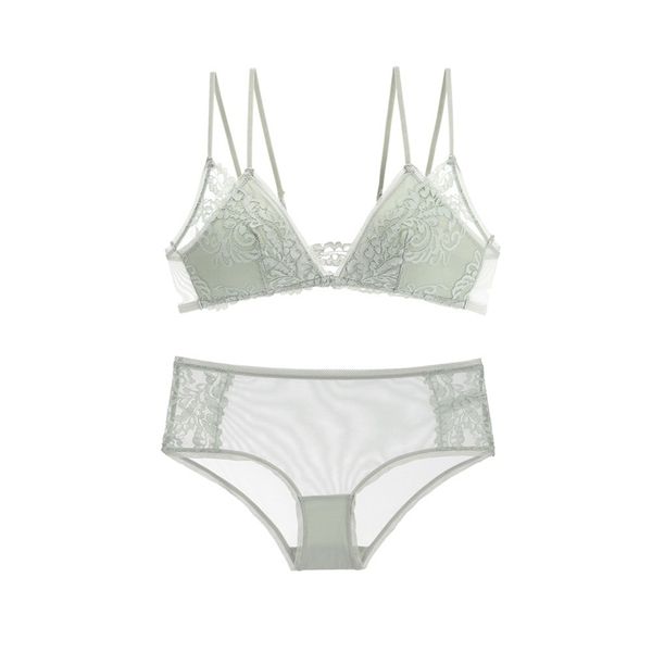 lace plunge front closure underwear ultra thin cotton lined bra and panty set wireless small breasts girls lingerie women y200422, Red;black 
lace plunge front closure underwear ultra thin cotton lined bra and panty set wireless small breasts girls lingerie women y200422, Red;black