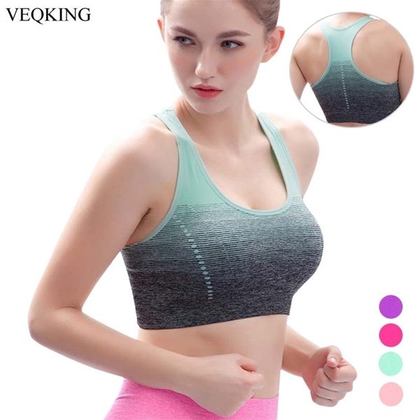 veqking gradient sports shirts for womenquick dry padded hback sports eamless sport bra running fitness yoga t200601, White
veqking gradient sports shirts for womenquick dry padded hback sports eamless sport bra running fitness yoga t200601, White