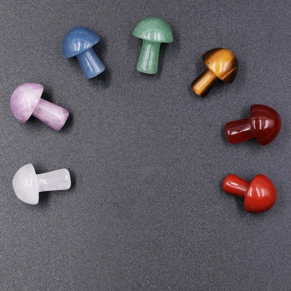 7 chakra set reiki natural crystal stone 2cm mushroom polishing purple rose quartz yoga energy bead chakra healing decoration, Black
7 chakra set reiki natural crystal stone 2cm mushroom polishing purple rose quartz yoga energy bead chakra healing decoration, Black