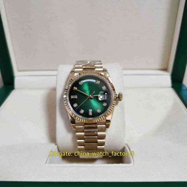 bp maker watches 36mm day-date 128238 green diamond dial 18k gold cal.2813 2836 3255 movement mechanical automatic watch, Slivery;brown
bp maker watches 36mm day-date 128238 green diamond dial 18k gold cal.2813 2836 3255 movement mechanical automatic watch, Slivery;brown