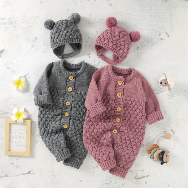 2pcs newborn baby girls boys romper hat set clothes cotton knitted sweater jumpsuit overalls winter clothing 0-18m, Blue
2pcs newborn baby girls boys romper hat set clothes cotton knitted sweater jumpsuit overalls winter clothing 0-18m, Blue